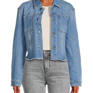 NWT Hudson Jeans Cropped Denim Jacket / Size M